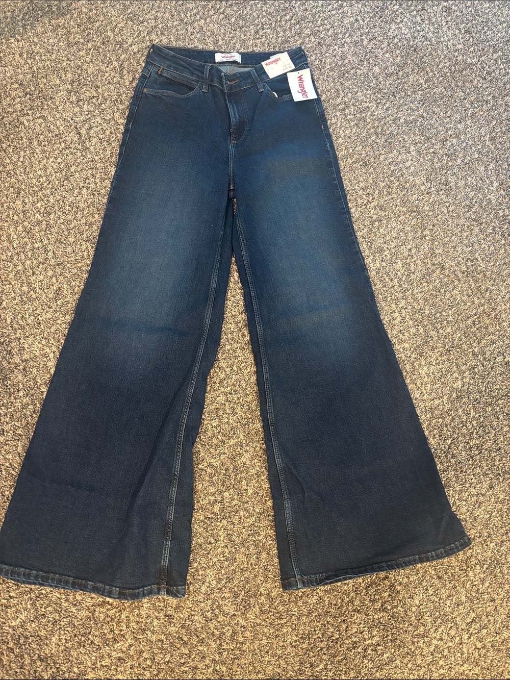 Wrangler Wide-Leg Dark Wash Women's Jeans